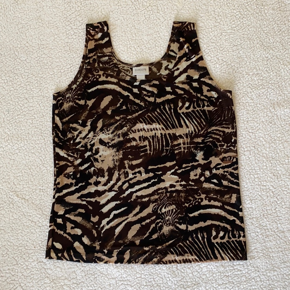 Chico’s sleeveless Blouse size 3